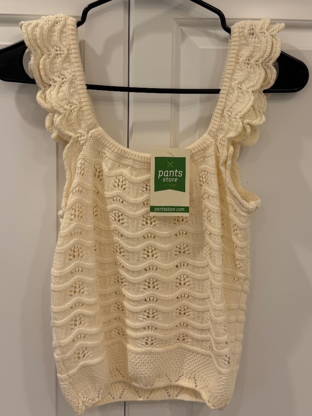 Knit Cropped Tank Top - NWT - Size S